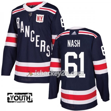 Børn NHL New York Rangers Trøje Rick Nash 61 Adidas 2017-2018 mørkeblå 2018 Winter Classic Authentic Børn NHL New York Rangers Trøje Rick Nash 61 Adidas 2017-2018 mørkeblå 2018 Winter Classic Authentic